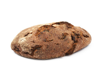 Whole loaf of bread isolated