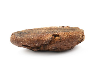 Whole loaf of bread isolated