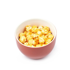 Bowl full of popcorn flakes