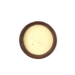 Chocolate confection candy isolated