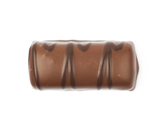 Chocolate confection candy isolated