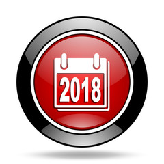new year 2018 icon