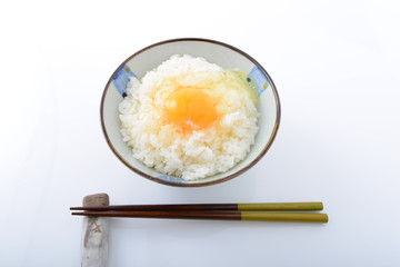 一膳の卵かけご飯