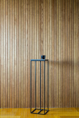 Metal stand with box