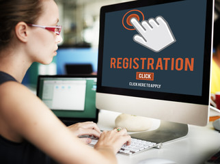 Register Registration Enter Apply Membership Concept