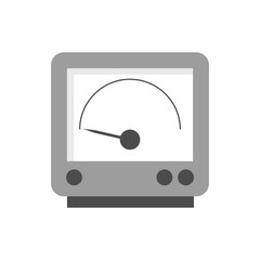gauge power energy technology icon. Isolated and flat illustration. Vector graphic
