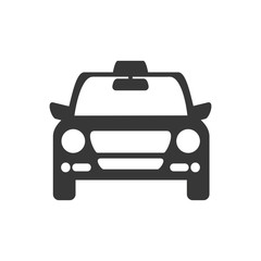 taxi transportation auto car vehicle service icon. Isolated and flat illustration. Vector graphic