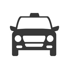 Obraz premium taxi transportation auto car vehicle service icon. Isolated and flat illustration. Vector graphic
