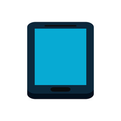 tablet gadget technology communication icon. Isolated and flat illustration. Vector graphic