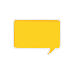 bubble message communication chat icon. Isolated and flat illustration. Vector graphic