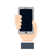 smartphone gadget display technology icon. Isolated and flat illustration. Vector graphic