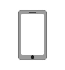 smartphone gadget display technology icon. Isolated and flat illustration. Vector graphic
