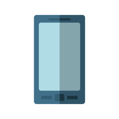 smartphone gadget display technology icon. Isolated and flat illustration. Vector graphic