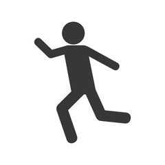 pictogram person people figure icon. Isolated and flat illustration. Vector graphic