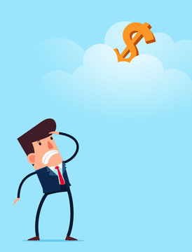 young businessman looking for a business oportunity