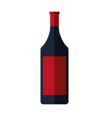 bottle beverage drink alcohol icon. Isolated and flat illustration. Vector graphic