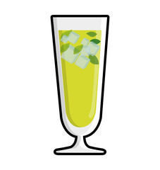 cocktail beverage drink alcohol icon. Isolated and flat illustration. Vector graphic