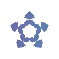 Star logo icon vector