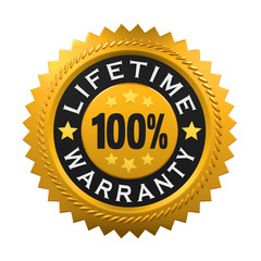 Lifetime Warranty Sign