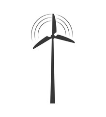 wind mill ecology save renewable icon. Isolated and flat illustration. Vector graphic