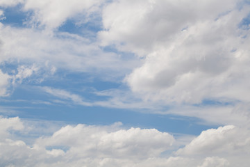 blue sky with cloud, concept of hope, new start, Fresh