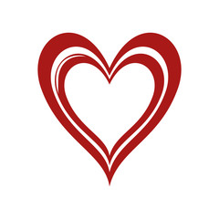 heart love romatic passion icon. Isolated and flat illustration. Vector graphic