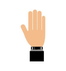 Obraz premium watch hand wearable technology gadget icon. Isolated and flat illustration. Vector graphic