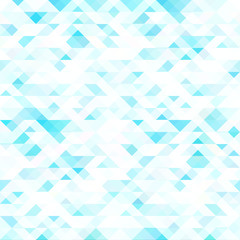 Colorful mosaic background. Blue and white colors.