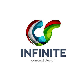 Fototapeta premium Infinite logo business branding icon