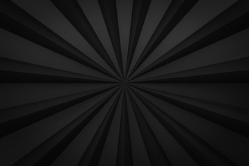 Fototapeta premium black ray background with copy space 3d render