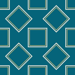 A symmetrical square pattern