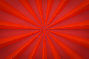 red ray background with copy space 3d render
