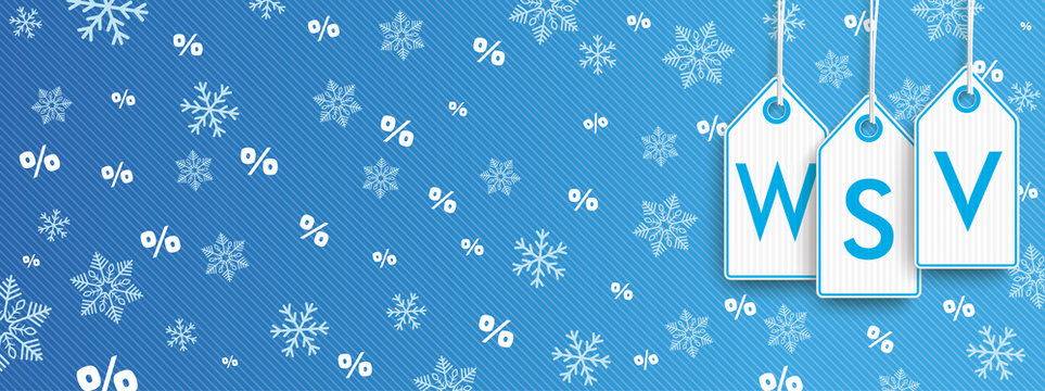 WSV Winterschlussverkauf Preisschilder