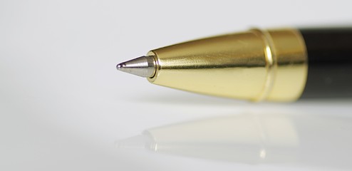 Hochwertiger Kugelschreiber Close-up