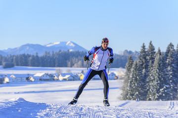 Workout beim Langlaufen