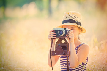 girl with camera