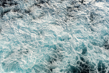 Wake of a ship Sea or ocean water surface