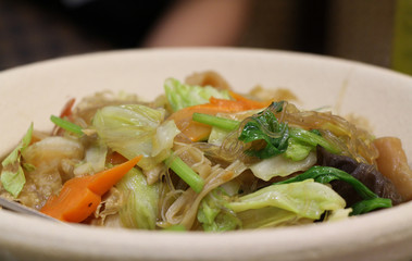 Thai Food pad woon sen. © pisanu107