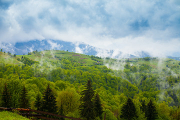 Fototapeta premium Amazing view from mountain