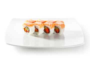 Salmon Maki Sushi Roll