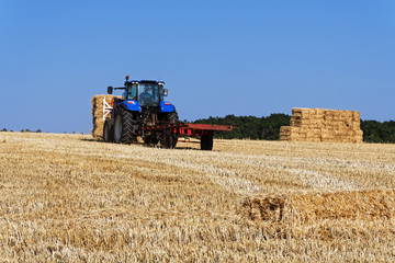 Obraz premium Récolte de paille