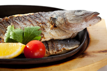 Pan-Fried Sea Bass
