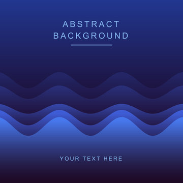 Blue vector Template Abstract background