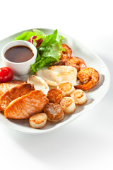 Grilled Seafood Plate