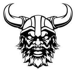 Cartoon Viking Mascot