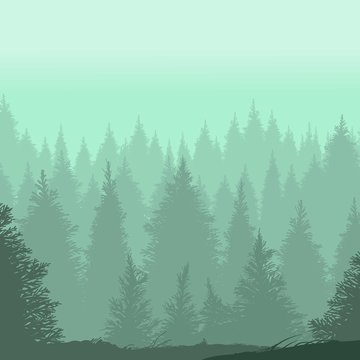 Forest silhouettes © Freepik