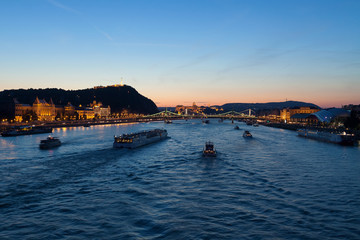 Danube panorama in Budapest

