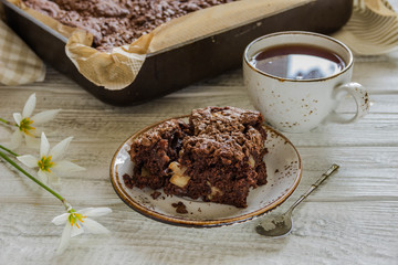 chocolate cake with zucchini