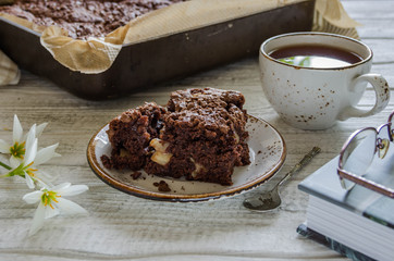 chocolate cake with zucchini