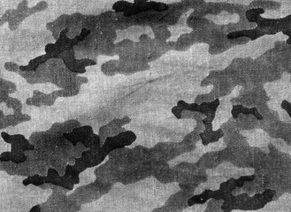 abstract weathered camouflage cloth texture. © pavelalexeev